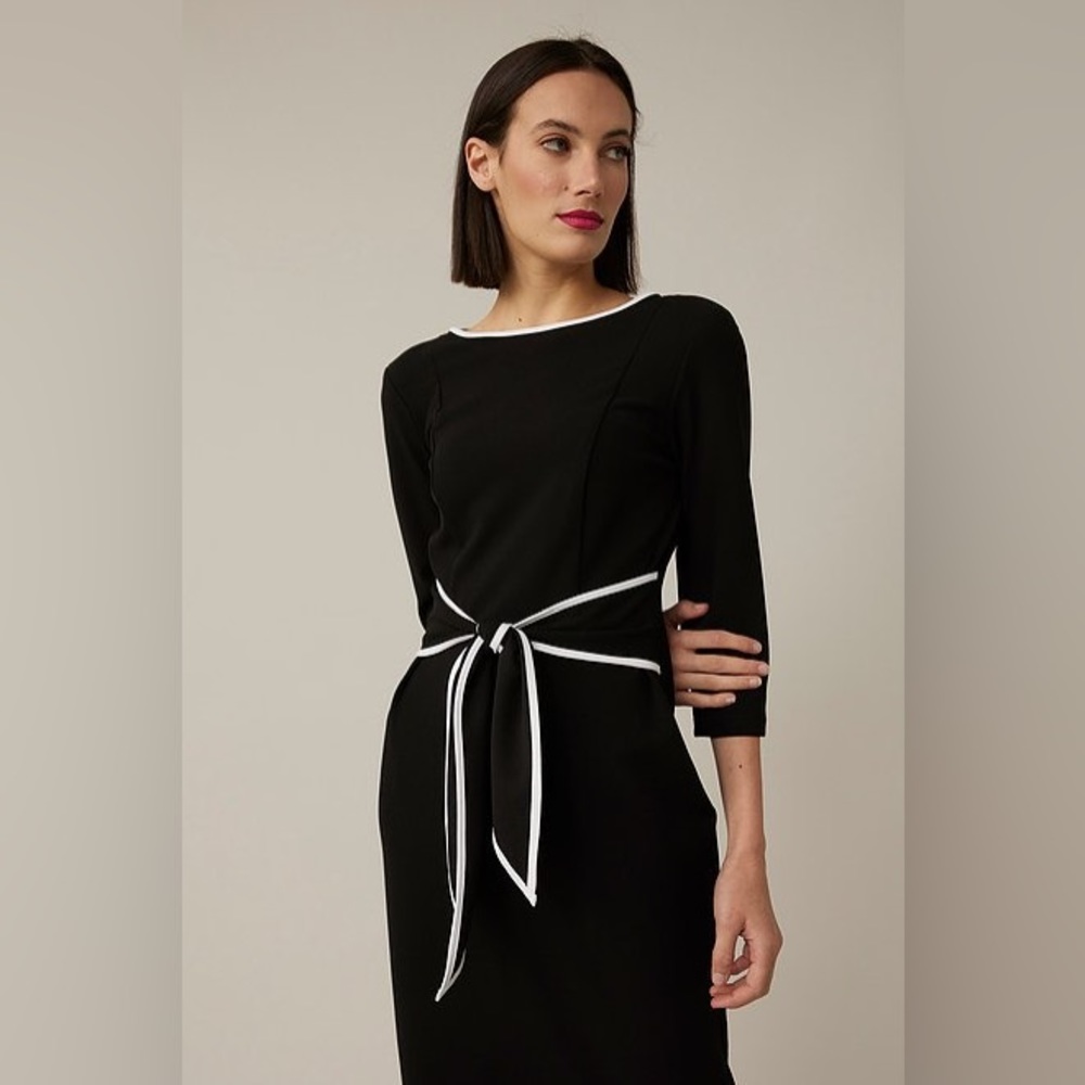 Contrast Trim Dress JR Lookalike